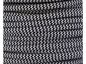 kabel černobílý CIKCAK 3 X 0,75MM