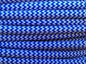 KABEL MODRO - BÍLÝ CIKCAK 3 X 0,75MM
