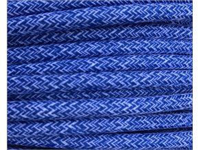 Kabel 2 x 0,75mm Modrobílý MELÍR