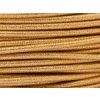 Textilní kabel 2 x 0,75mm kovová zlatá