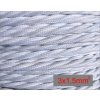 3x1,5mm splétaný bílý
