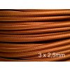 3 x 2,5mm hnědý