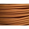 Textilní kabel 2x0,75mm hnědý