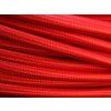 Textilní kabel 2 x 0,75mm červený