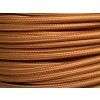 Textilní kabel 1x1,5mm hnědý