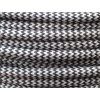 Textilní kabel 3x0,75mm CIKCAK černo šedý