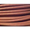 Textilní kabel 2 x 0,75mm CIKCAK červeno - béžový