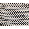 Textilní kabel 2 x 0,75mm bílo černý CUBE