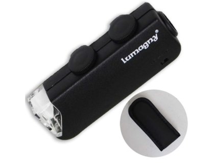 Mikroskop kapesní LED ZOOM Lumagny, 60-100x