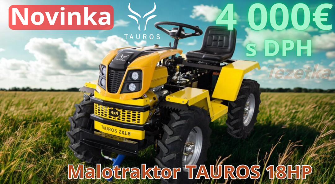 Malotraktor Tauros ZX18 4x4