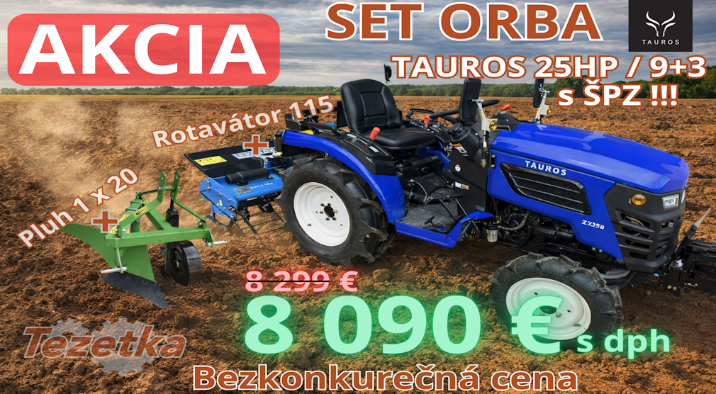 Orba set Tauros 25 HP akcia