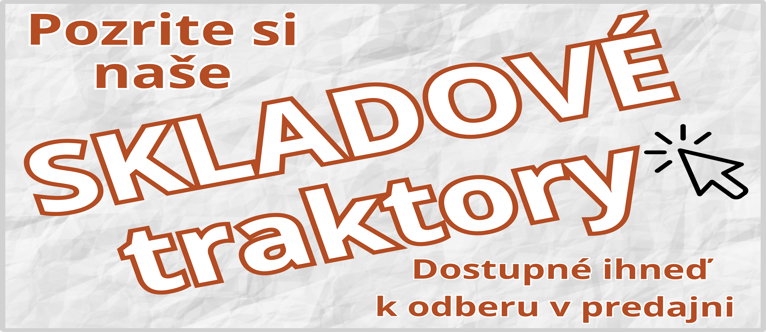 Traktory ihneď k odberu - mobil