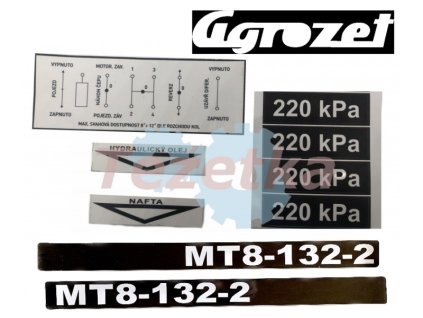 Sada nálepiek MT8-132.2 / slávia 2S90A