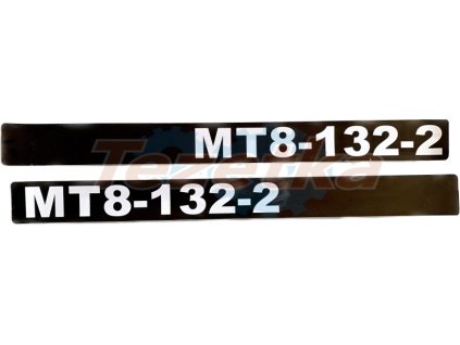 NÁLEPKY NÁPIS MT8-132.2 / slávia 2S90A