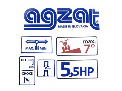 Sada nálepiek AGZAT