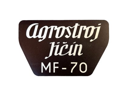 Samolepka "AGROSTROJ JIČÍN"