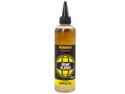 nutrabaits hemp sludge topper oil 250ml 2