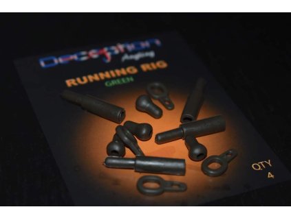 Deception Angling Running Rig Qty: 4 (Počet Hnědá)