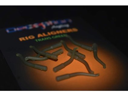 Deception Angling Rig Aligners Trans Qty : 10 (Počet Světle hnědá)