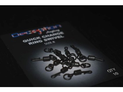 Deception Angling Quick Change Swivels  size 8 , 11 (Počet Velikost 8)