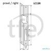 Plech pro zamek LC13R vykres