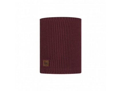 knitted polar neckwarmer buff rutger maroon 1179026321000