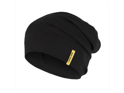 SENSOR čepice MERINO černá