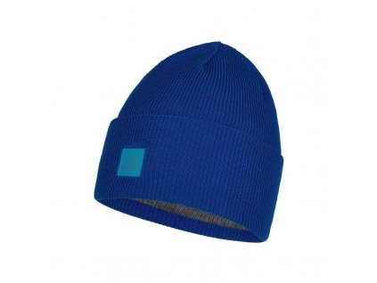 BUFF ČEPICE CROSSKNIT BEANIE SOLID AZURE BLUE -AZURE
