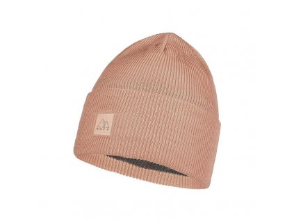 BUFF ČEPICE CROSSKNIT BEANIE SOLID PALE PINK