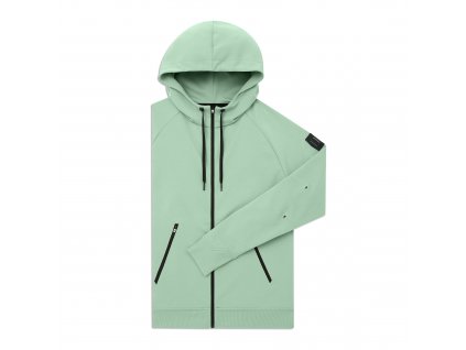 Zipped Hoodie,Moss