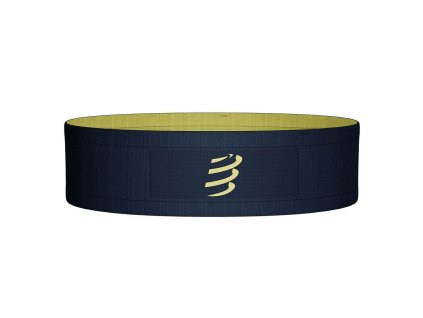 compressport free belt blues green sheen opasek na behani mi001 20794