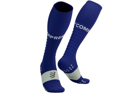 COMPRESSPORT FULL SOCKS RUN DAZZ BLUE/SUGAR
