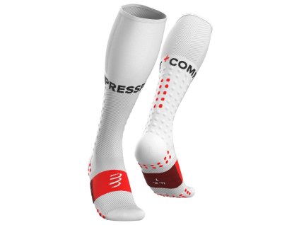 COMPRESSPORT FULL SOCKS RUN WHITE