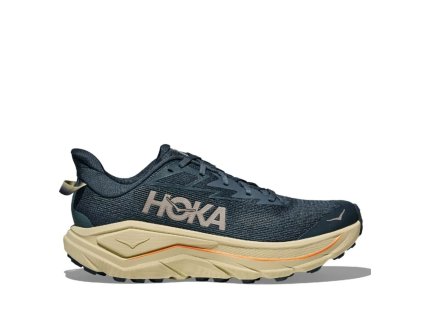 HOKA CHALLENGER 8 WIDE FADED NAVY/PAMPAS GRASS