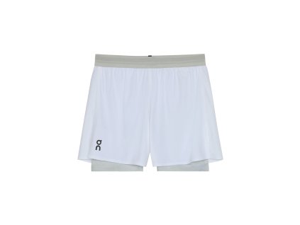ON 5" Performance 2/1 Shorts,White/Glacier (Velikost XL)