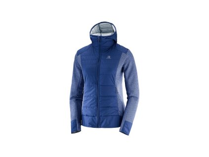 opplanet salomon right nice hybrid hoodie womens medieval blue extra large l40369700 xl main