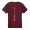 NNORMAL RACE  T-SHIRT 02 W BURGUNDY