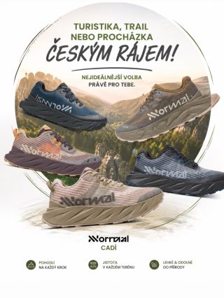 Na trail, výlet i jen tak do Českého ráje🌲 NNormal CADÍ je parťák, na kterého se můžeš spolehnout, ať už vyrážíš kamkoliv!...