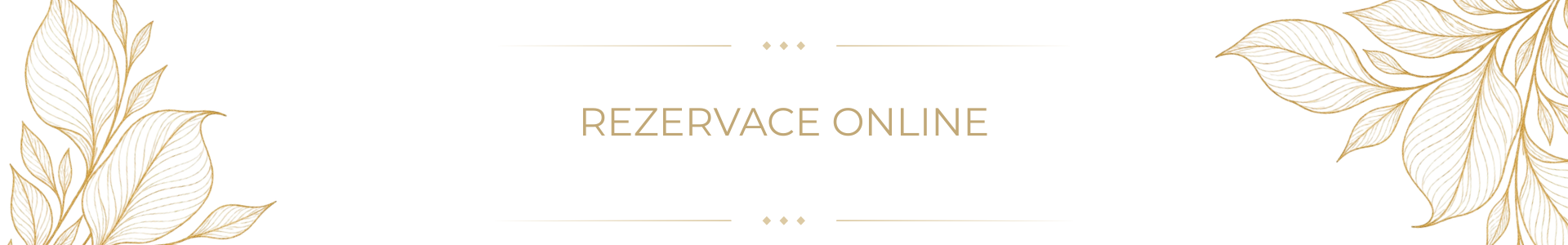 REZERVACE ONLINE