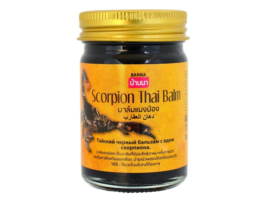Banna Scorpion Thai Balm 50g – s obsahem jedu škorpiona