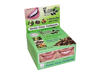 Bio Way herbal clove toothpaste 25g - bylinná zubní pasta s hřebíčkem