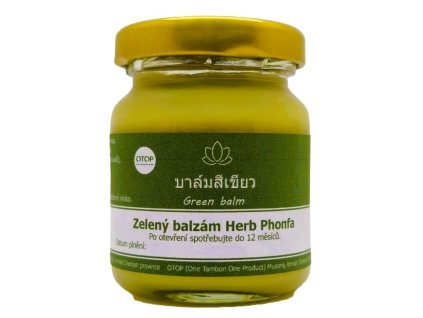Green Balm Herb Phonfa 50g – silně chladivý bylinný balzám