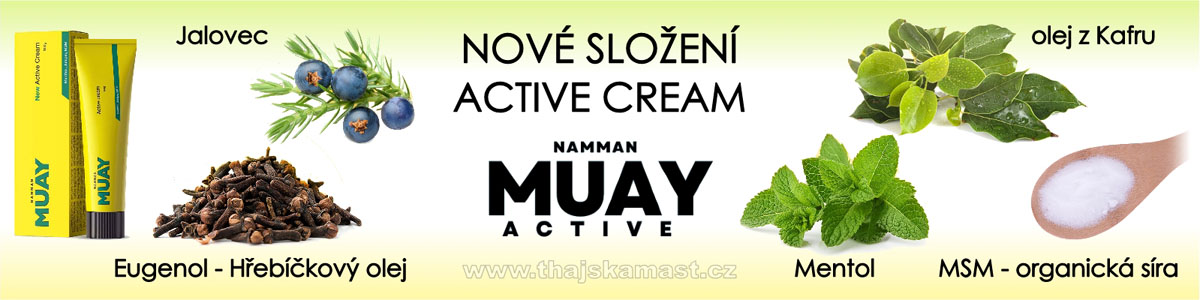 Nové složení thajský krém Active Cream Namman Muay