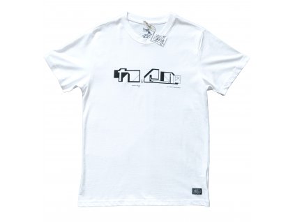 thatcap geometric cap white