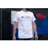 geometric cap white
