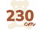 Plyšový medvěd 230 cm