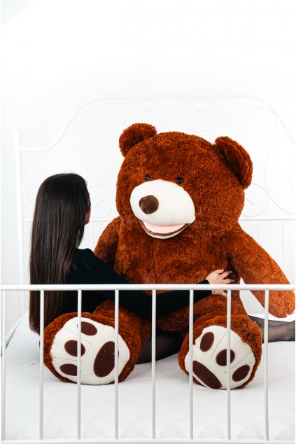 Big Teddy Bear 160 cm USA - DARK BROWN