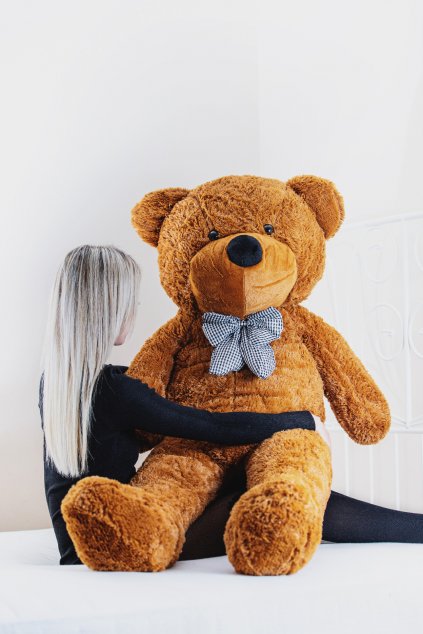 Big Teddy Bear 160 cm - DARK BROWN