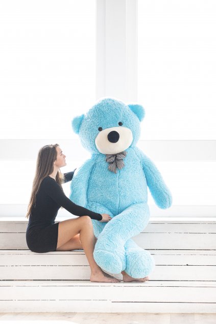 Big Teddy Bear 200 cm - BLUE