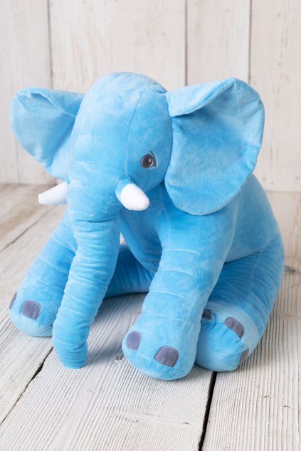 Plush Elephant 60 cm BLUE